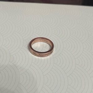 Tiffany & Co Tiffany 1837 ring in rose gold